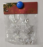 Украшение набор "Ледяные снежинки" 3шт 94-3 (120)