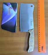 Нож-топорик деревянная ручка (12/240)