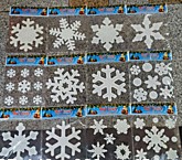 Наклейка Снежинки гелевые СТ-4 (12/300)