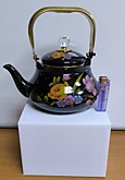 Чайник эмалированный 1,5л Жостовская роспись 008-1500 (18)