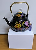 Чайник эмалированный 2,5л Жостовская роспись 010-2500 (18)