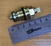 Кран-букса резиновая 1/2 ( ВГ-738 S 20 шлиц) (25/200)