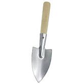 Совок посадочный малый 0,8мм с деревянной ручкой (25)