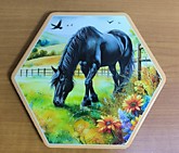 Подставка керам. Лошадь фигурная GD-32 (12/60)