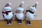 Украшение мягк. Снеговик на ножках 61-7 (12/480)