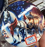 Подставка п/горяч. кругл. d10см Лошадь  (12)