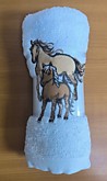 Изделие текст. 50х90 махр. вышивка Лошадь X45 (6)