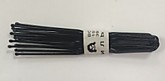 Шпильки металл. д/волос 10шт черная (50/500)