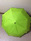 Зонт женск. автомат однотон. проявл. рисунок арт. 820 (60)