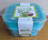 Набор контейнеров 3шт 1500мл квадр. (один размер) (45)