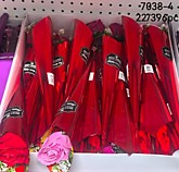 Сувенир Роза (арома-мыло) /конус/пленка (288)