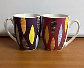 Кружка ДХБ 350мл /перламутр, орнамент (12/72)