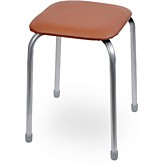 Табурет 4 ножки Классика-3 квадр. сиденье (коричн.) (1)