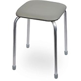 Табурет 4 ножки Классика-3 квадр. сиденье (серый) (1)