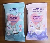Вл.салфетки  15шт LURE д/всей семьи освеж. (110)