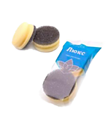 Набор губок кругл. 2шт ЛЮКС ГХ-048 г. Пенза (30)