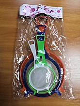 Сита пласт. 4шт разноцветн. F207-3 (60)