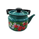 Чайник эмалированный 2,0л БИРЮЗА (10) пр-во ОАО КМК / 42715-103/6