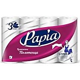 Полотенца бумажные Papia  3-сл. 4шт (7)