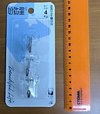 Крючки силикон. 3шт  (40/240)