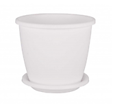 Горшок цв. "Афина" 11л с подд. белый М6545 (14)