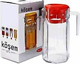 Кувшин Kosem v1235мл с красной крышкой (6)