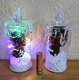 Сувенир-светильник Свеча новогодняя CZX-09 (12/288) 