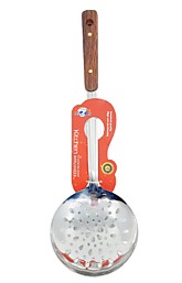 Шумовка металл. дерев. ручка (350)