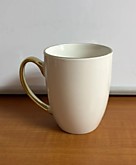 Кружка ДХБ 350мл /золотая ручка SDM001-G (72)