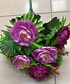 Цвет. Пионы букет 9 голов 9 веток 50см