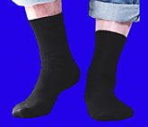 H0CKИ муж. Диабетик медицин. ослаб. резинка черные р.29 