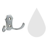 Крючок мебельный малый белый - С (КМ-2) (25) Саратов