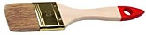 Кисть плоская ТЕВТОН/ЗУБР  35мм дерев. ручка  (12)
