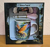 Кружка НГ c крышкой/ложечкой подар.упак. HK-2366E (36)