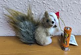 Украшение подвесное Белка в шапке 57-19 (120)