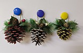 Украшение Шишка в ассорт. 56-389 (12)