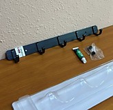 Вешалка металлич. планка 5 крючков 7775 (36)