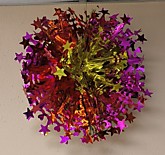 Растяжка одиночная СНЕЖИНКА №2 1шт (фольга) (10)