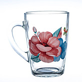 Кружка стекл. Капучино Анемоны 07с1334 ДЗ (20)