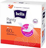 Прокладки БЕЛЛА PANTY ежедн. 60шт Soft (6/12)