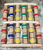 Массажер д/стоп деревянный  TY-23/AMQ206 (50)