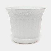 Кашпо Дубок 10л D300мм белый (25) 