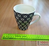 Кружка 49 Орнамент бело-синий №741 (12/72)