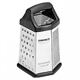 Терка нерж/сталь 6-ти гранная пласт. ручка 20см ВE-092 (48)