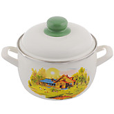 46. Кастрюли алюминиевые, эмалиров.