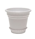Кашпо Бриг  1,0л с поддоном белый (35)