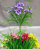 Цвет. Нарцисс 6 голов 38см с зеленью (40/1000)