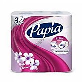 Т/бумага PAPIA 4 рул/уп. 3-х сл. (14)