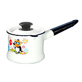 Ковш эмал. 1,0л с крышкой 90204-072/4 1л пр-во ООО "КМК" (8)