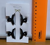 Набор заколка-краб (4шт) на блистере (20)